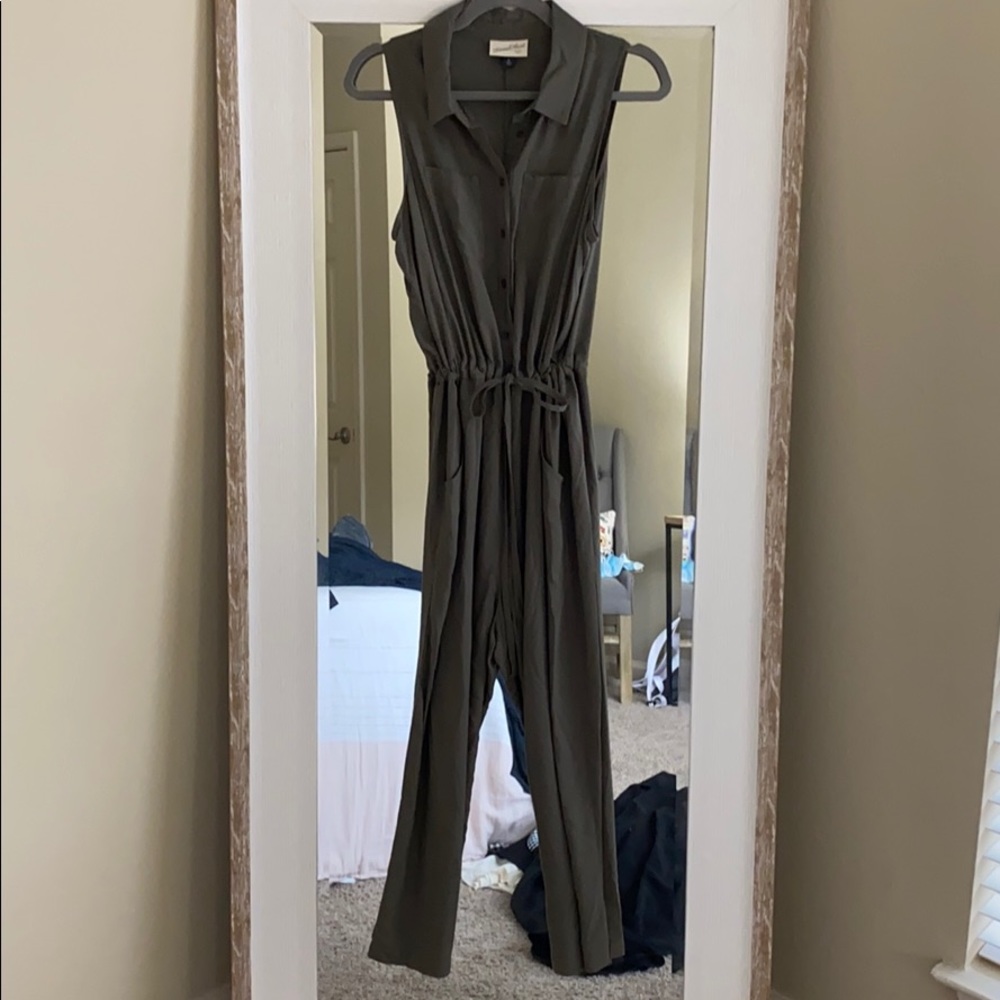 Olive green jumpsuit